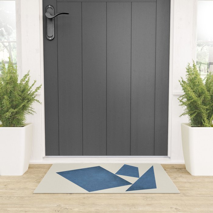 3 Forms Composition - Blue Welcome Mat Gallery Image 3
