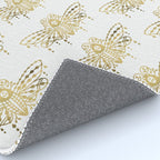 Death's Head Hawkmoth - Gold Palette Rug Gallery Image 4