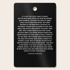 The Man in the Arena - Theodore Roosevelt Cutting Board Gallery Image 1
