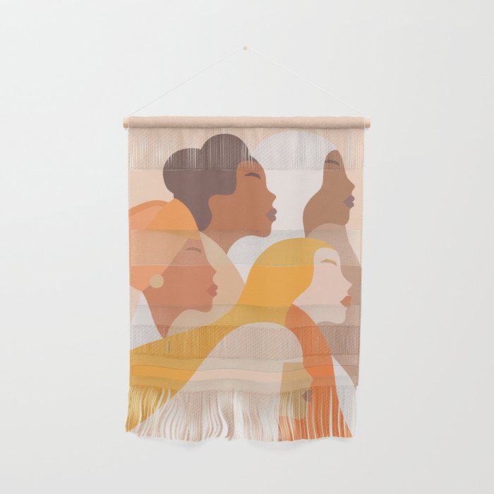 Girl Power - Strong womenâs Portrait 1. Neutral Wall Hanging Gallery Image 1