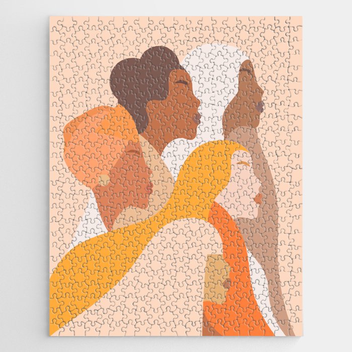 Girl Power - Strong womenâs Portrait 1. Neutral Jigsaw Puzzle Gallery Image 1