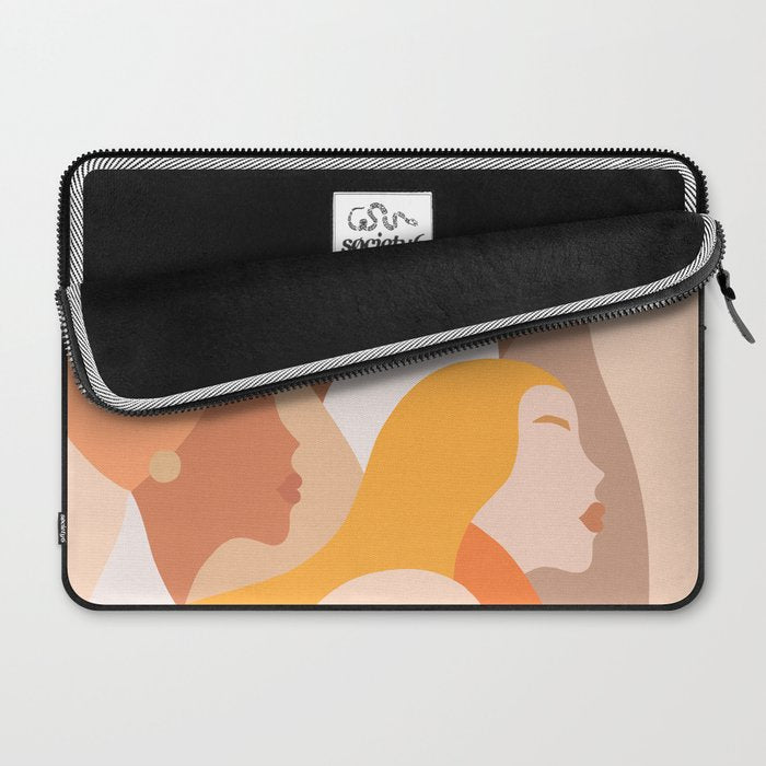 Girl Power - Strong womenâs Portrait 1. Neutral Laptop Sleeve Gallery Image 2