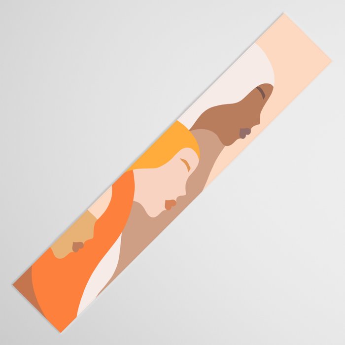 Girl Power - Strong womenâs Portrait 1. Neutral Table Runner Gallery Image 3