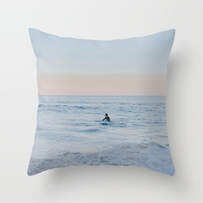 summer sunset xxi / bondi beach, australia Throw Pillow Gallery Image 6