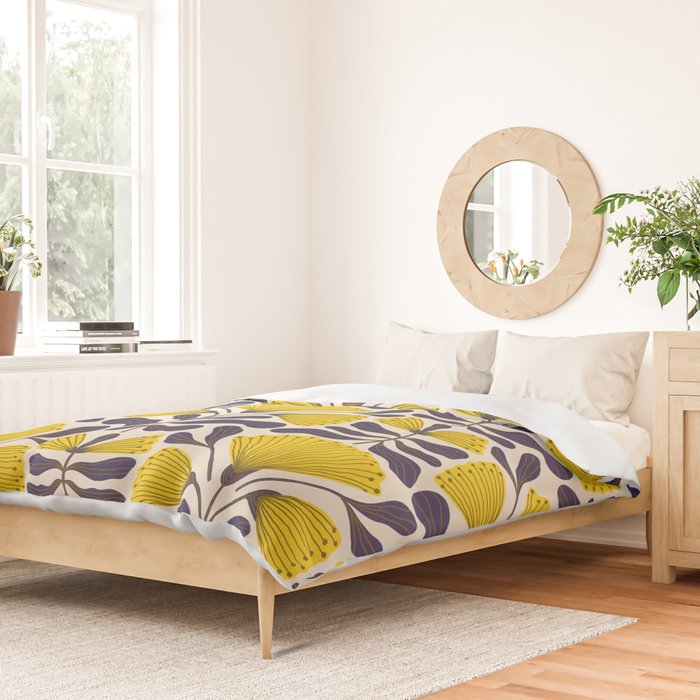 Symmetrical Garden #1 Duvet Cover Gallery Image 2
