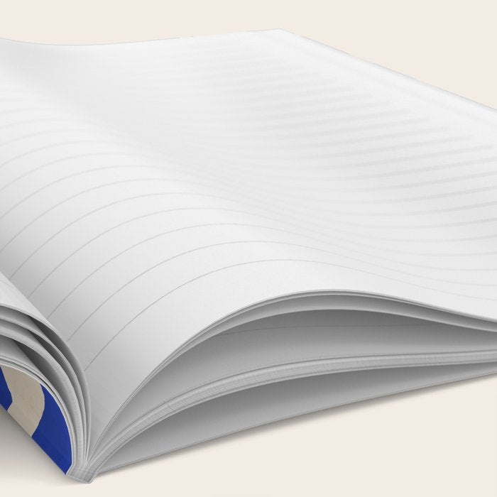Abstract Minimal -Plant 3-2  Cobalt Blue Notebook Gallery Image 2