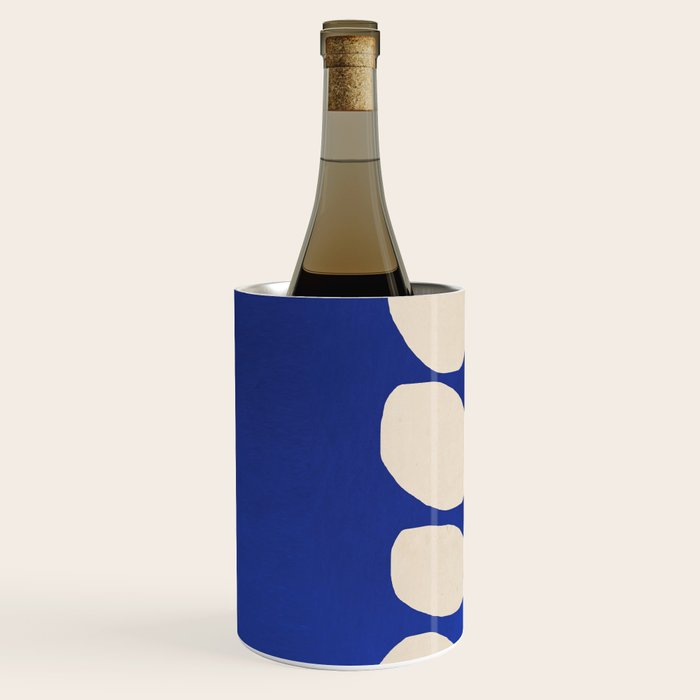 Abstract Minimal -Plant 3-2  Cobalt Blue Wine Chiller Gallery Image 2