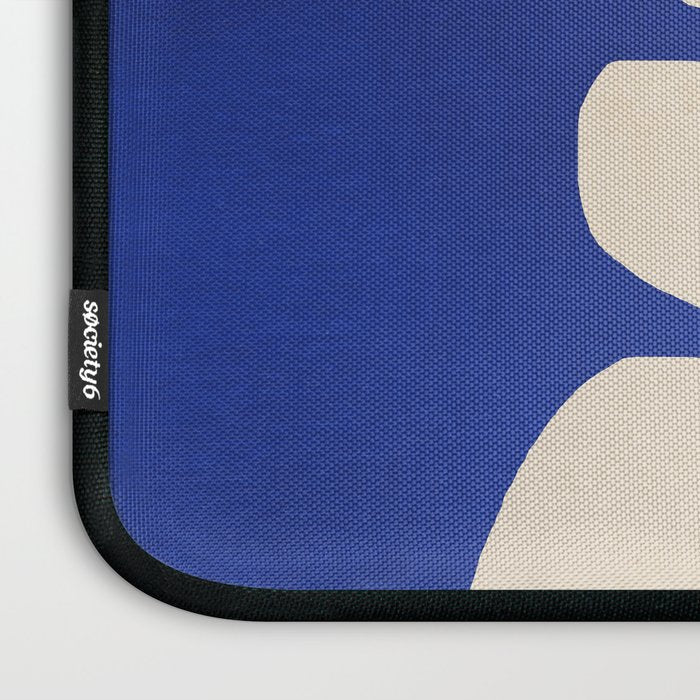 Abstract Minimal -Plant 3-2  Cobalt Blue Laptop Sleeve Gallery Image 3