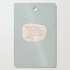 Be Still And Rest. Cutting Board Gallery Image 1