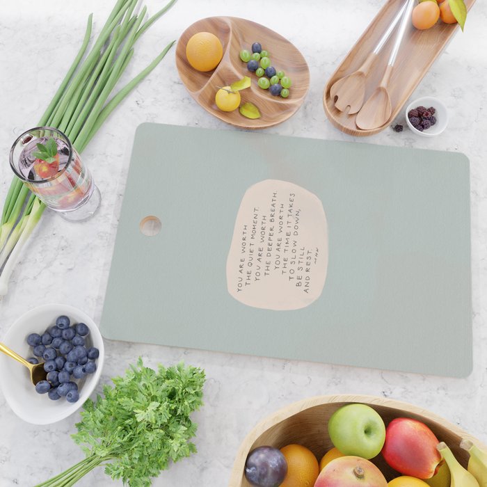 Be Still And Rest. Cutting Board Gallery Image 2