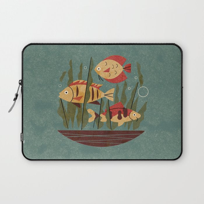 Fish and Seaweed Laptop Sleeve Gallery Image 1