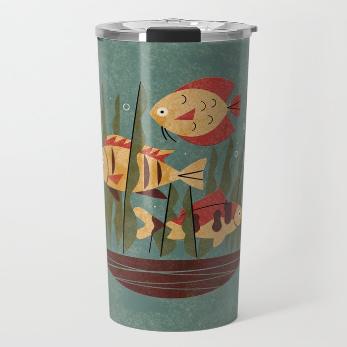 Fish and Seaweed Travel Mug Gallery Image 1