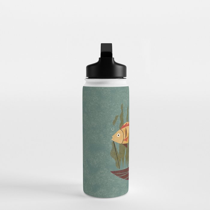 Fish and Seaweed Water Bottle Gallery Image 3