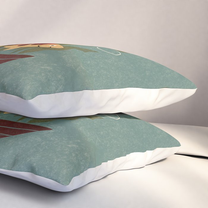 Fish and Seaweed Pillow Sham Gallery Image 3