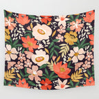 Modern meadow blooming Wall Tapestry Gallery Image 4