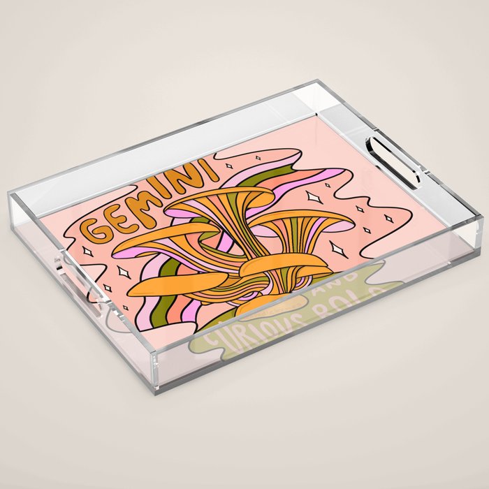 Gemini Mushroom Acrylic Tray Gallery Image 1