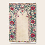 Shakhrisyabz Suzani Joynamoz Uzbekistan Floral Embroidery Print Cutting Board Gallery Image 1