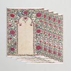 Shakhrisyabz Suzani Joynamoz Uzbekistan Floral Embroidery Print Wrapping Paper Gallery Image 3