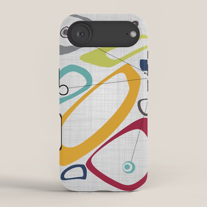 Mid Century Modern Art iPhone Case Gallery Image 2