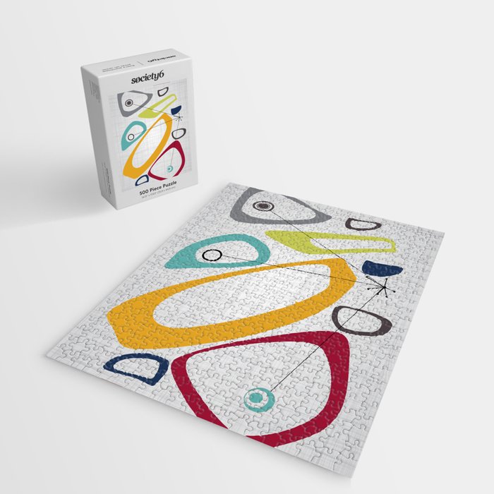 Mid Century Modern Art Jigsaw Puzzle Gallery Image 2