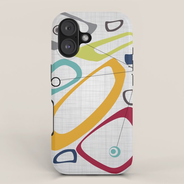 Mid Century Modern Art iPhone Case Gallery Image 1