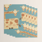 Giraffe, Animal Portrait Wrapping Paper Gallery Image 3