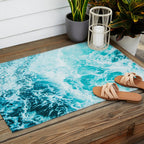 Perfect Sea Waves Outdoor Rug Gallery Image 2