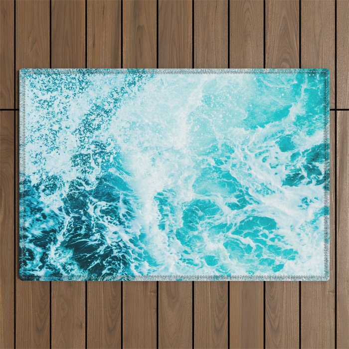 Perfect Sea Waves Outdoor Rug Gallery Image 1