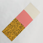 Cheetah & Peach | PATTERN 04: The Retro Edition Yoga Mat Gallery Image 1