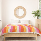 Wavy Retro Stripes Duvet Cover Gallery Image 3