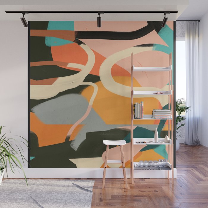 Modern Abstract Art 111 Wall Mural Gallery Image 1