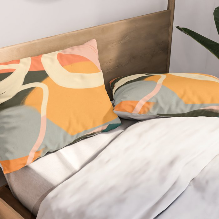 Modern Abstract Art 111 Pillow Sham Gallery Image 2