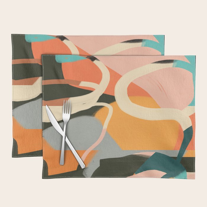 Modern Abstract Art 111 Placemat Gallery Image 1