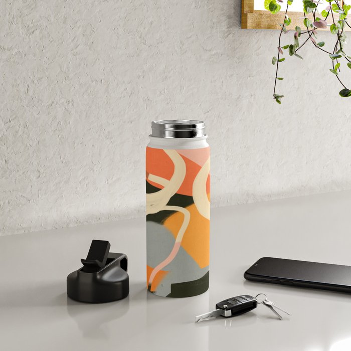 Modern Abstract Art 111 Water Bottle Gallery Image 4
