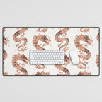 Chinese Dragon - Rose Gold Palette Desk Mat Gallery Image 1