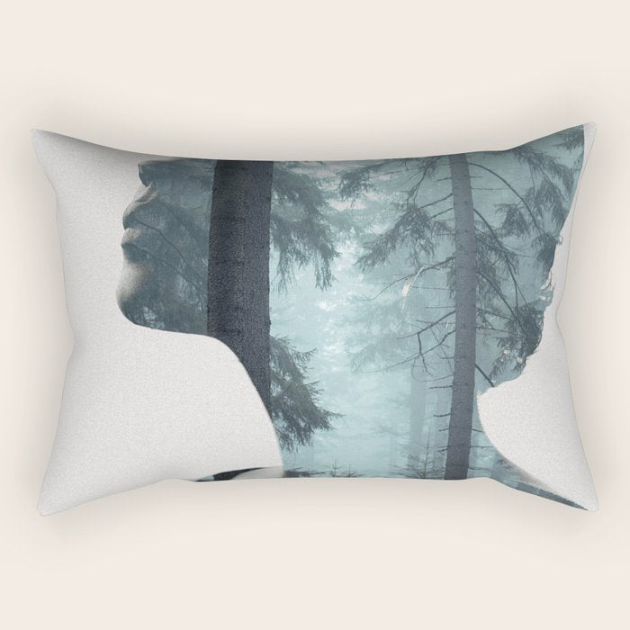 Silence of the Nature Rectangular Pillow Gallery Image 2