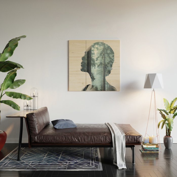 Silence of the Nature Wood Wall Art Gallery Image 2