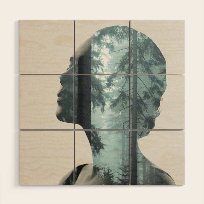 Silence of the Nature Wood Wall Art Gallery Image 1