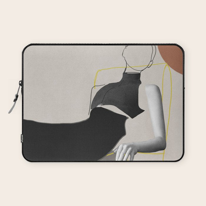 Minimalist Girl3 Laptop Sleeve Gallery Image 1