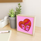 Gemini Valentine Mini Art Print Gallery Image 2