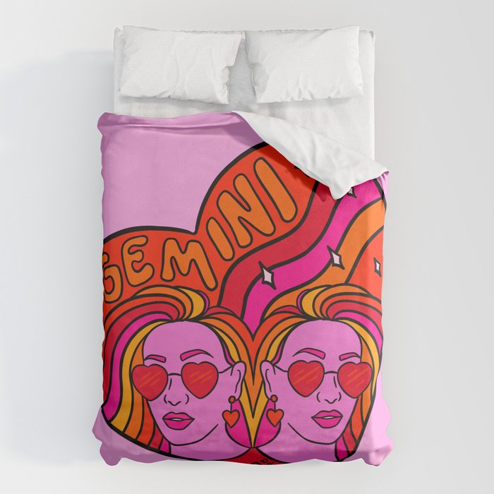 Gemini Valentine Duvet Cover Gallery Image 1