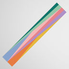 Geometric Triangles I Bright Pastel Table Runner Gallery Image 3