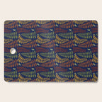 Leaf Fronds in Fall Colors on Navy Blue Cutting Board Gallery Image 1