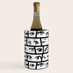 Anime eye cartoon comic art pattern Wine Chiller Gallery Image 1