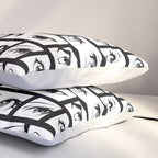 Anime eye cartoon comic art pattern Pillow Sham Gallery Image 3