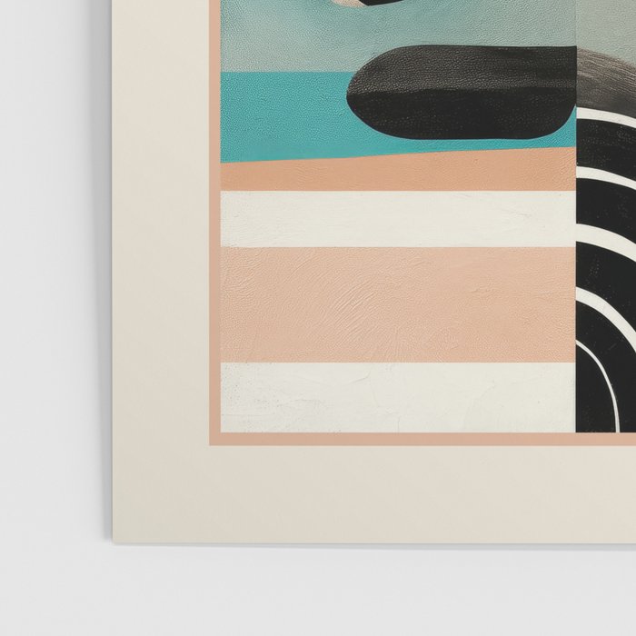 Retro Geometric Shapes 3 Poster Gallery Image 3