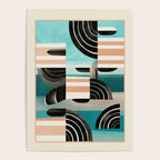 Retro Geometric Shapes 3 Poster Gallery Image 4
