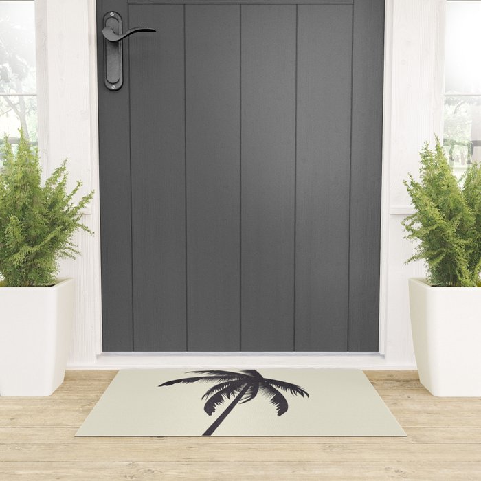 Palm Tree No 4 Welcome Mat Gallery Image 3
