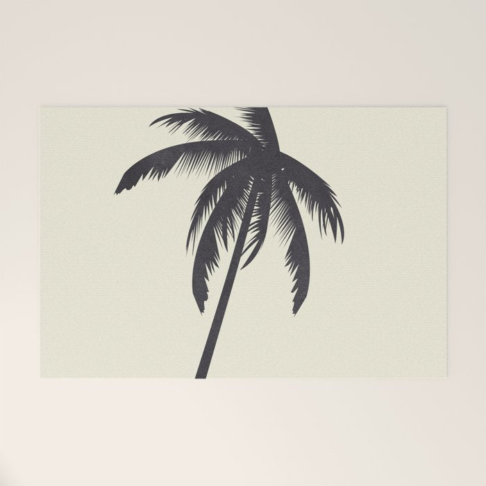 Palm Tree No 4 Welcome Mat Gallery Image 1