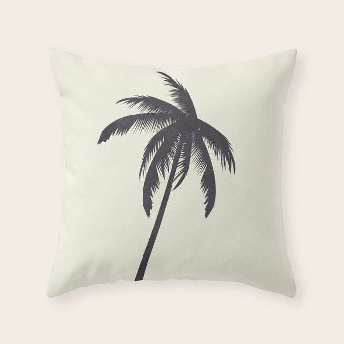 Palm Tree No 4 Throw Pillow Gallery Image 1